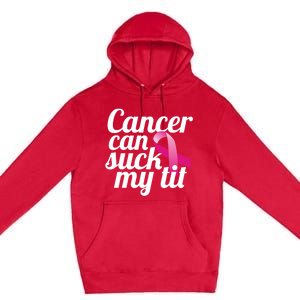 Cancer Survivor Single Mastectomy Humor Celebration Gift Premium Pullover Hoodie