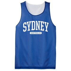 College Style Sydney Australia Souvenir Gift Mesh Reversible Basketball Jersey Tank