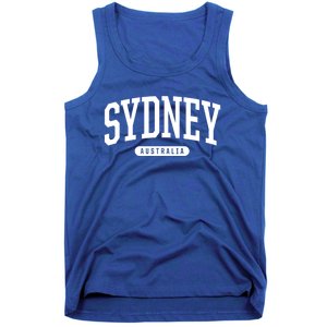 College Style Sydney Australia Souvenir Gift Tank Top