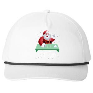 Cocaine Snorting Santa Gift Christmas Sweater Gift Snapback Five-Panel Rope Hat