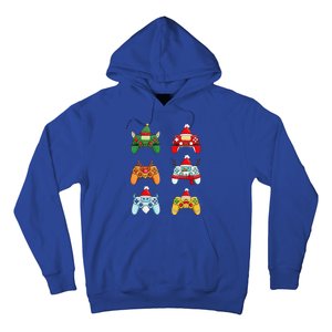 Christmas Santa Snowman Gaming Controllers Elf Hoodie