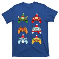 Christmas Santa Snowman Gaming Controllers Elf T-Shirt