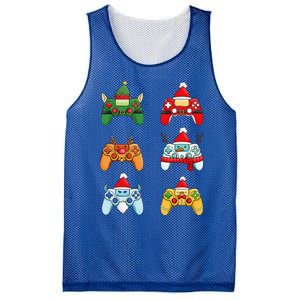 Christmas Santa Snowman Gaming Controllers Elf Mesh Reversible Basketball Jersey Tank