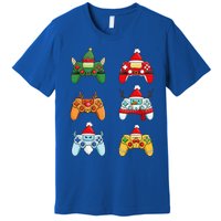 Christmas Santa Snowman Gaming Controllers Elf Premium T-Shirt