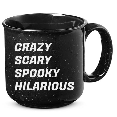 Crazy Scary Spooky Hilarious 15oz Campfire Ceramic Mug