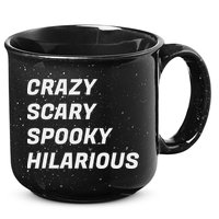 Crazy Scary Spooky Hilarious 15oz Campfire Ceramic Mug