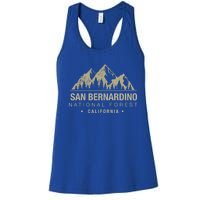 California Souvenir San Bernardino National Forest Gift Women's Racerback Tank