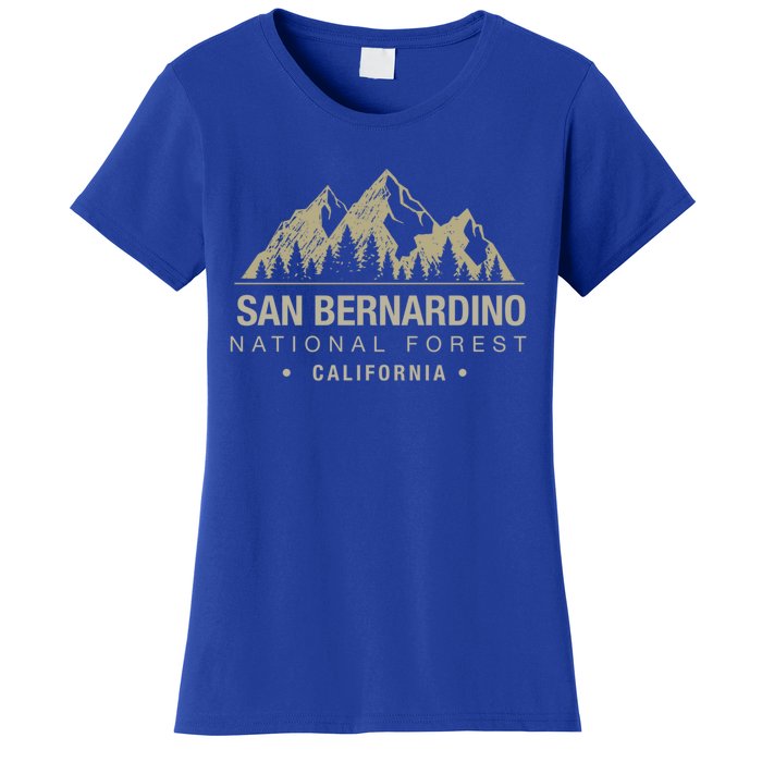 California Souvenir San Bernardino National Forest Gift Women's T-Shirt