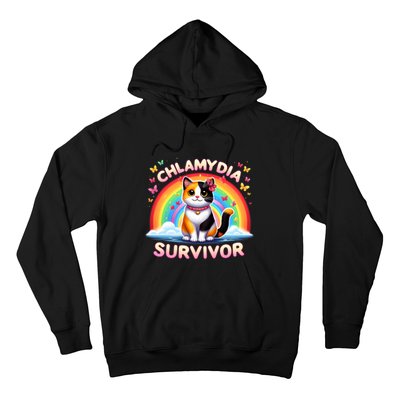 Chlamydia Survivor Sarcastic Ironic Inappropriate Hoodie