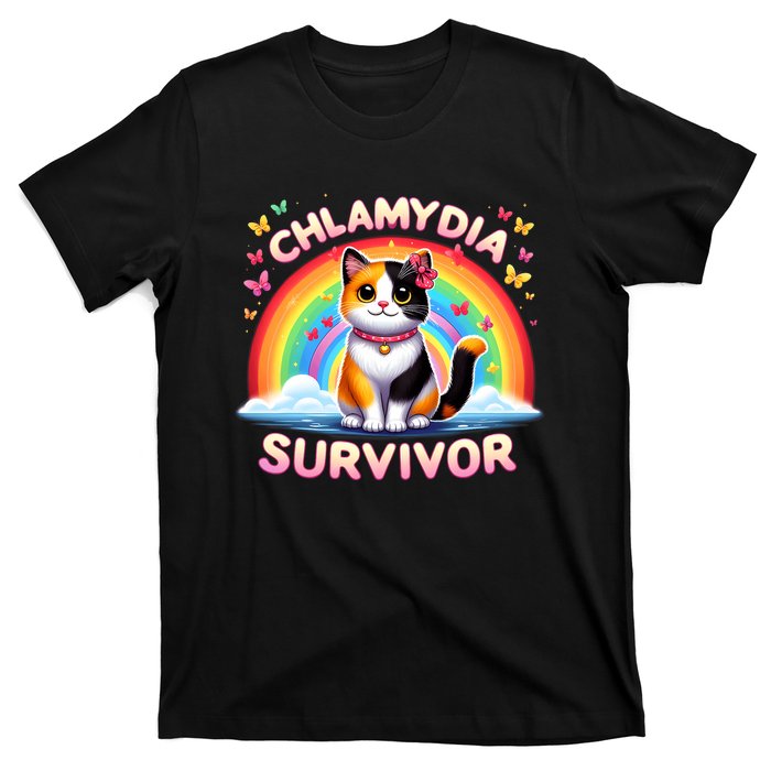 Chlamydia Survivor Sarcastic Ironic Inappropriate T-Shirt