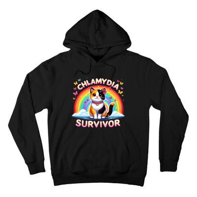 Chlamydia Survivor Sarcastic Ironic Inappropriate Tall Hoodie