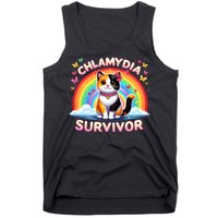 Chlamydia Survivor Sarcastic Ironic Inappropriate Tank Top