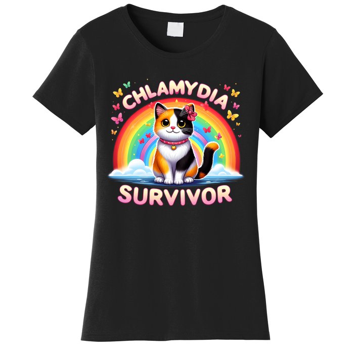 Chlamydia Survivor Sarcastic Ironic Inappropriate Women's T-Shirt