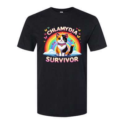 Chlamydia Survivor Sarcastic Ironic Inappropriate Softstyle CVC T-Shirt