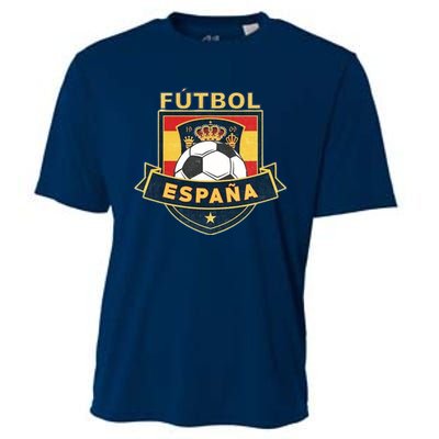 Cool Spain Soccer Team Cooling Performance Crew T-Shirt