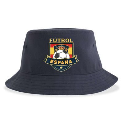 Cool Spain Soccer Team Sustainable Bucket Hat