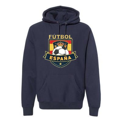 Cool Spain Soccer Team Premium Hoodie