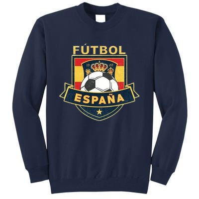 Cool Spain Soccer Team Tall Sweatshirt