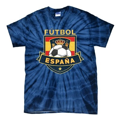 Cool Spain Soccer Team Tie-Dye T-Shirt