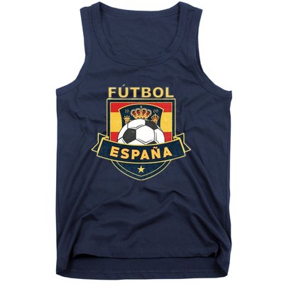 Cool Spain Soccer Team Tank Top