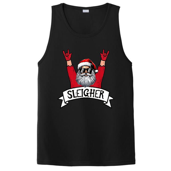 Christmas Sleigher Santa Rock Xmas Rocker PosiCharge Competitor Tank