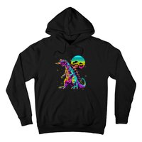 Cool Streetwear Synthwave 80s 90s Retro Anime Snakezilla Hoodie