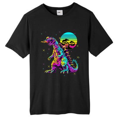 Cool Streetwear Synthwave 80s 90s Retro Anime Snakezilla Tall Fusion ChromaSoft Performance T-Shirt