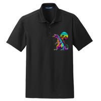 Cool Streetwear Synthwave 80s 90s Retro Anime Snakezilla Dry Zone Grid Polo