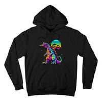 Cool Streetwear Synthwave 80s 90s Retro Anime Snakezilla Tall Hoodie