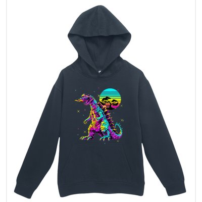 Cool Streetwear Synthwave 80s 90s Retro Anime Snakezilla Urban Pullover Hoodie