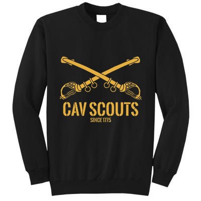 Cavalry Scouts Since 1775 Tall Sweatshirt
