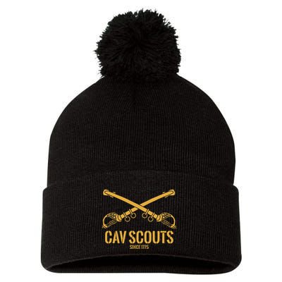Cavalry Scouts Since 1775 Pom Pom 12in Knit Beanie