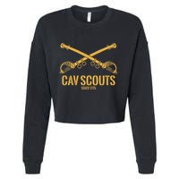 Cavalry Scouts Since 1775 Cropped Pullover Crew