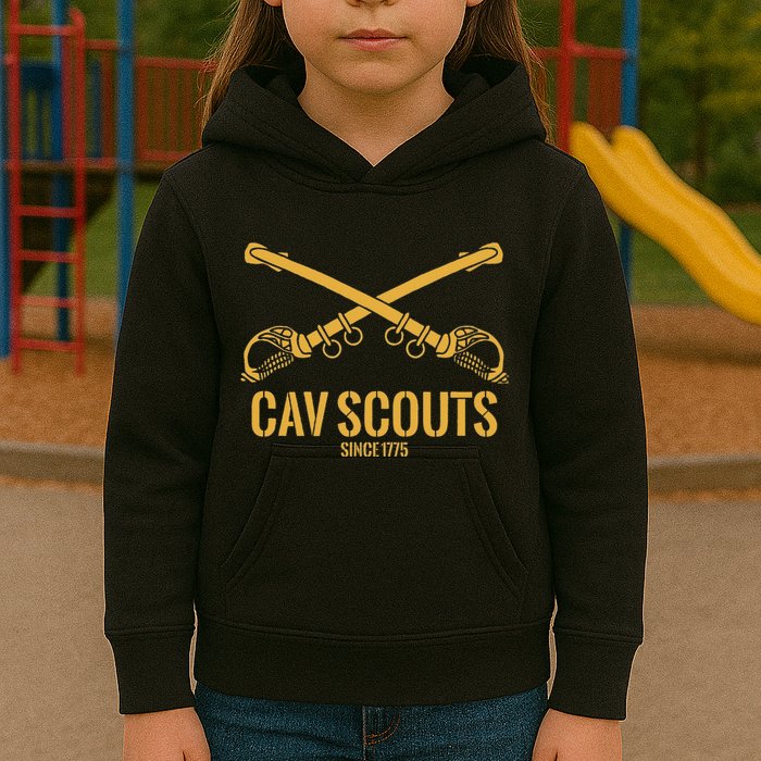 Cavalry Scouts Since 1775 Kids Hoodie