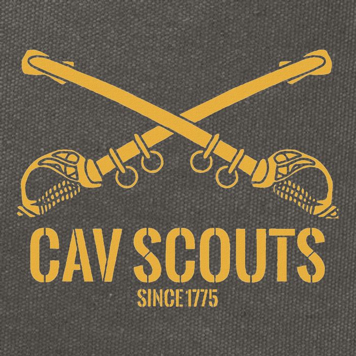 Cavalry Scouts Since 1775 Cotton Canvas Backpack