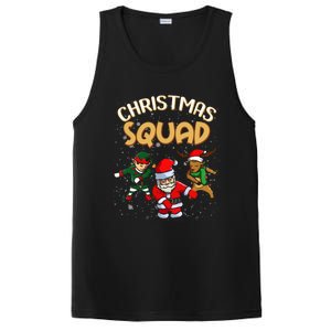 Christmas Squad Santa Dabbing Elf Family Matching Pajamas PosiCharge Competitor Tank