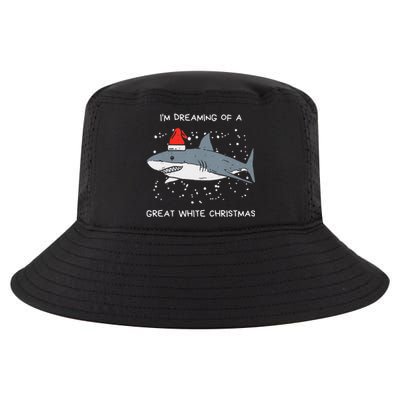 Christmas Shark Santa Hat Xmas Santa Jaws Funny Shark Pun Cool Comfort Performance Bucket Hat