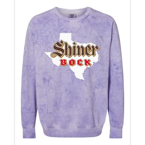 Cool Shiner Tx Town Gift For Adult Drinkers Colorblast Crewneck Sweatshirt