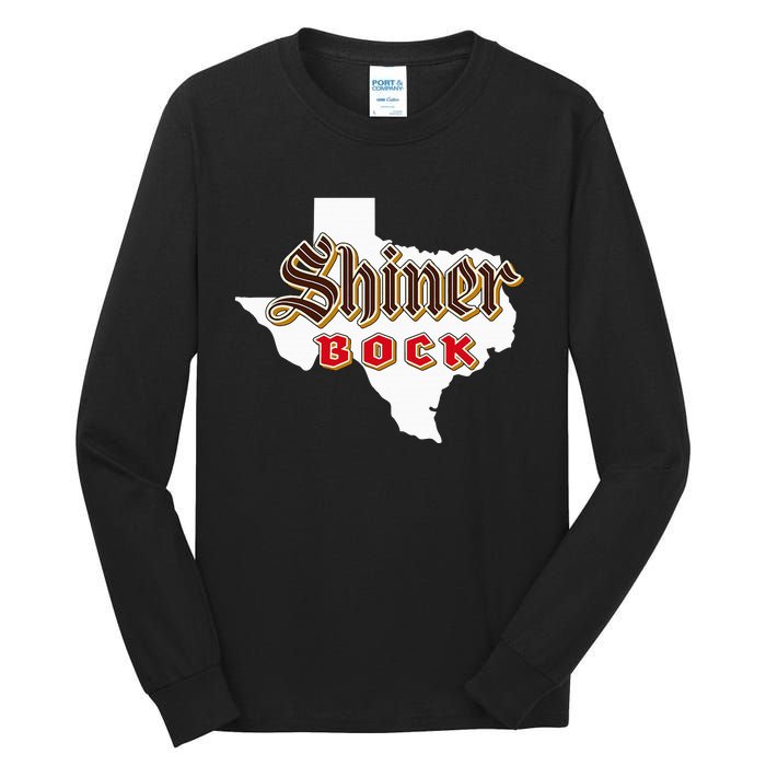 Cool Shiner Tx Town Gift For Adult Drinkers Tall Long Sleeve T-Shirt