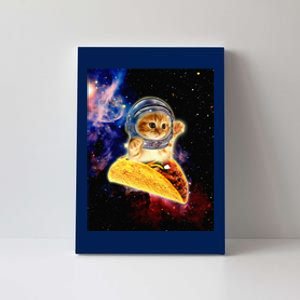 Crazy Space Taco Cat Funny v2 Canvas