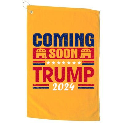 Coming Soon Trump 2024 Platinum Collection Golf Towel