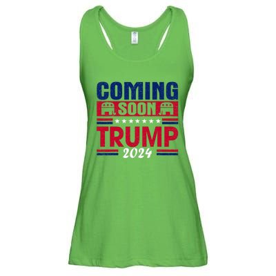 Coming Soon Trump 2024 Ladies Essential Flowy Tank