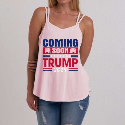 Coming Soon Trump 2024 Women's Strappy Tank