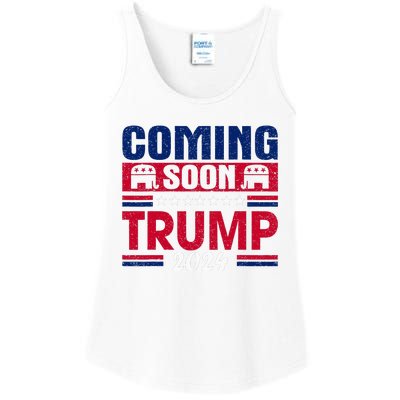 Coming Soon Trump 2024 Ladies Essential Tank