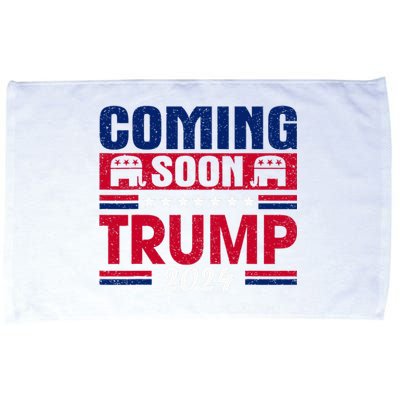 Coming Soon Trump 2024 Microfiber Hand Towel