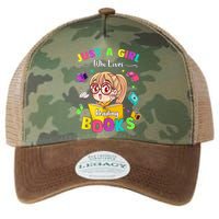 Cute Students Tee Just A  Who Loves Reading Books  Legacy Tie Dye Trucker Hat
