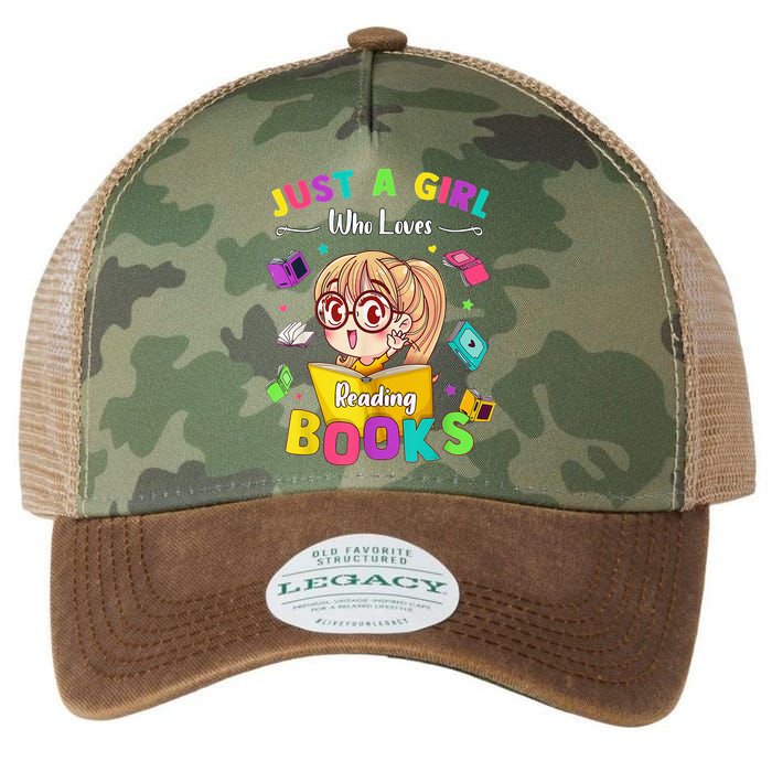 Cute Students Tee Just A  Who Loves Reading Books  Legacy Tie Dye Trucker Hat