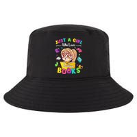 Cute Students Tee Just A  Who Loves Reading Books  Cool Comfort Performance Bucket Hat
