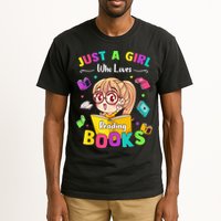 Cute Students Tee Just A  Who Loves Reading Books  Tall T-Shirt