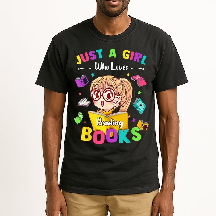 Cute Students Tee Just A  Who Loves Reading Books  Tall T-Shirt